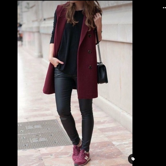 Contemporaine Simons Wool Blend Sleeveless Midi Vest Sz S EUC - Picture 1 of 16